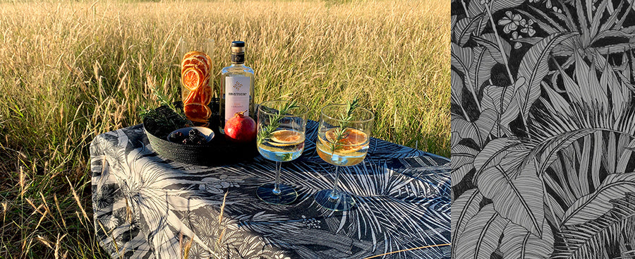 Meet Aureum's new Urban Forest tablecloth
