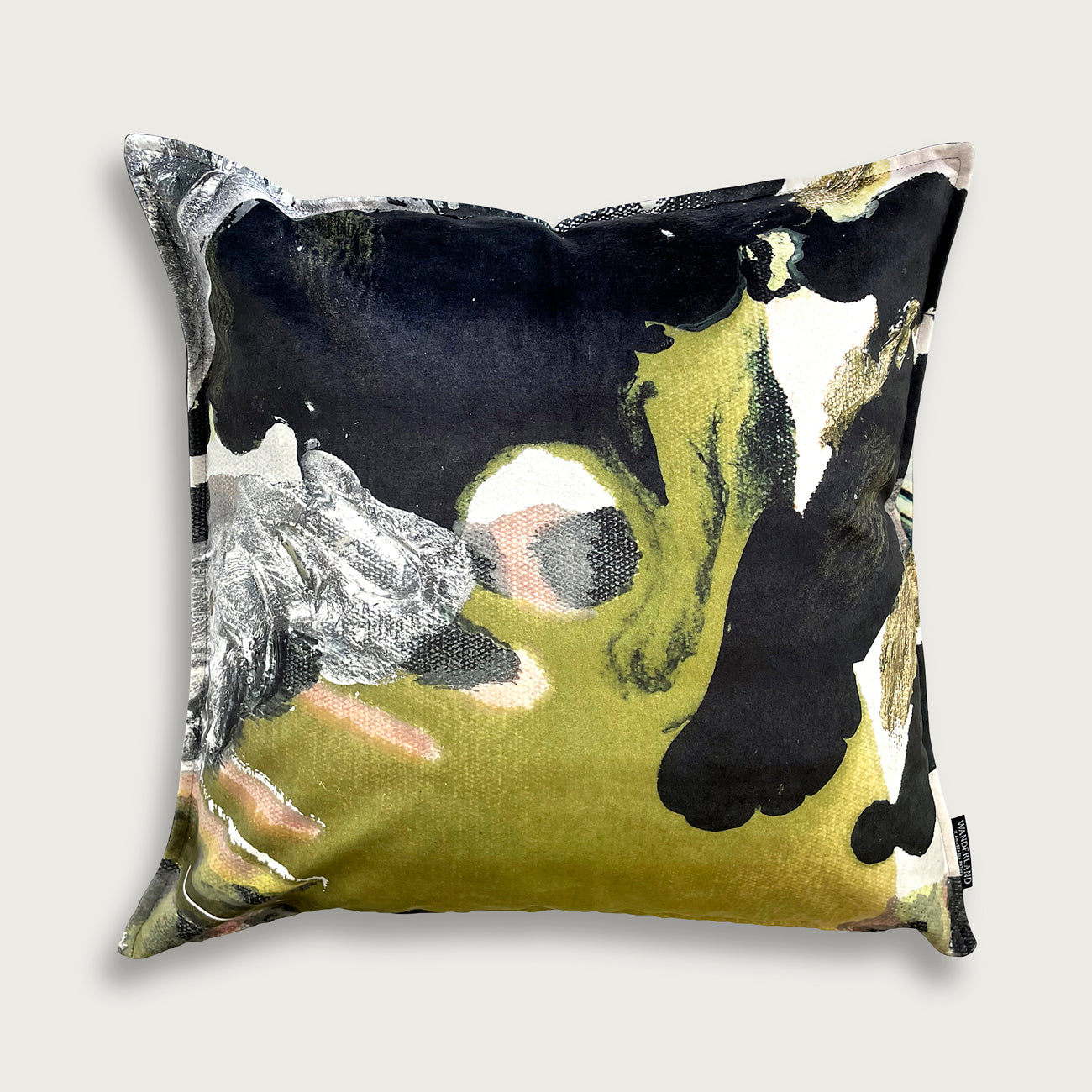 numbi velvet green cushion