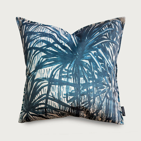 shop blue grey velvet scatter cushion pillow south africa online by wanderland