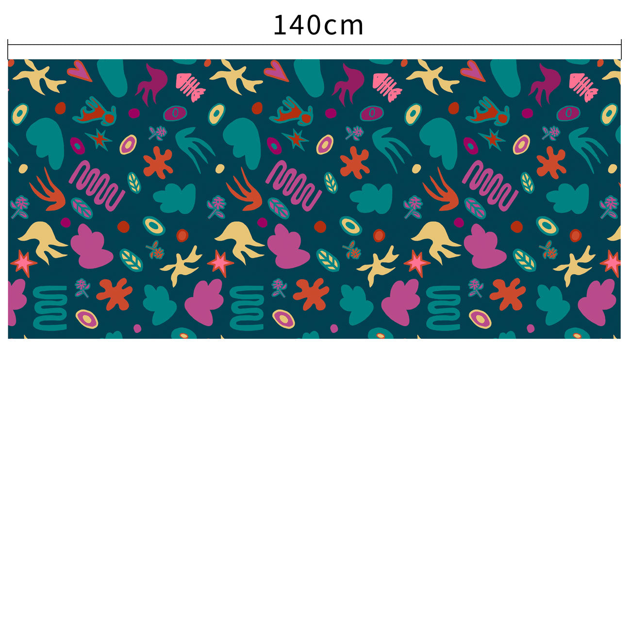 Wanderland Boemo Diale Teal fabric