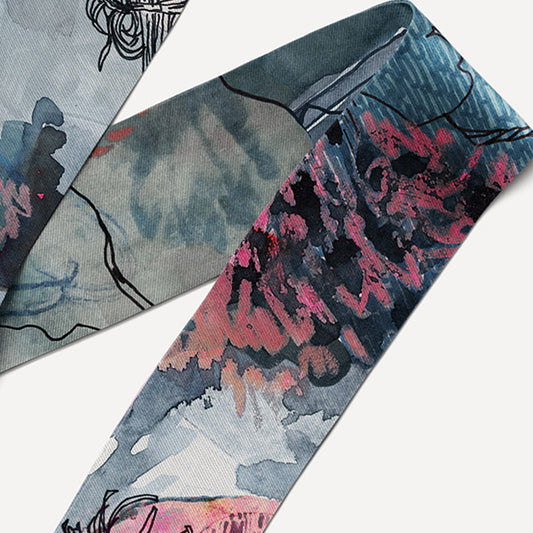 shop wanderland artist silk twilly online south africa