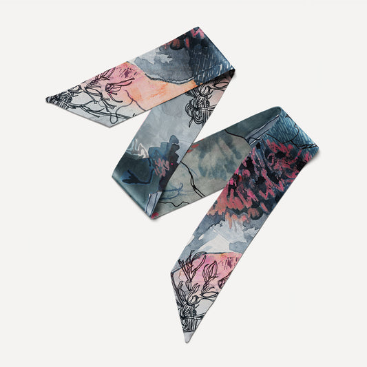 shop wanderland artist silk twilly online south africa