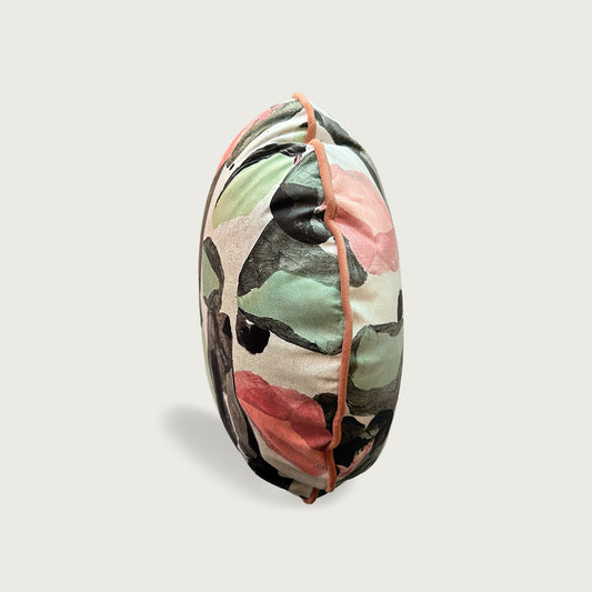 Round Pebbles Macaron Velvet Cushion
