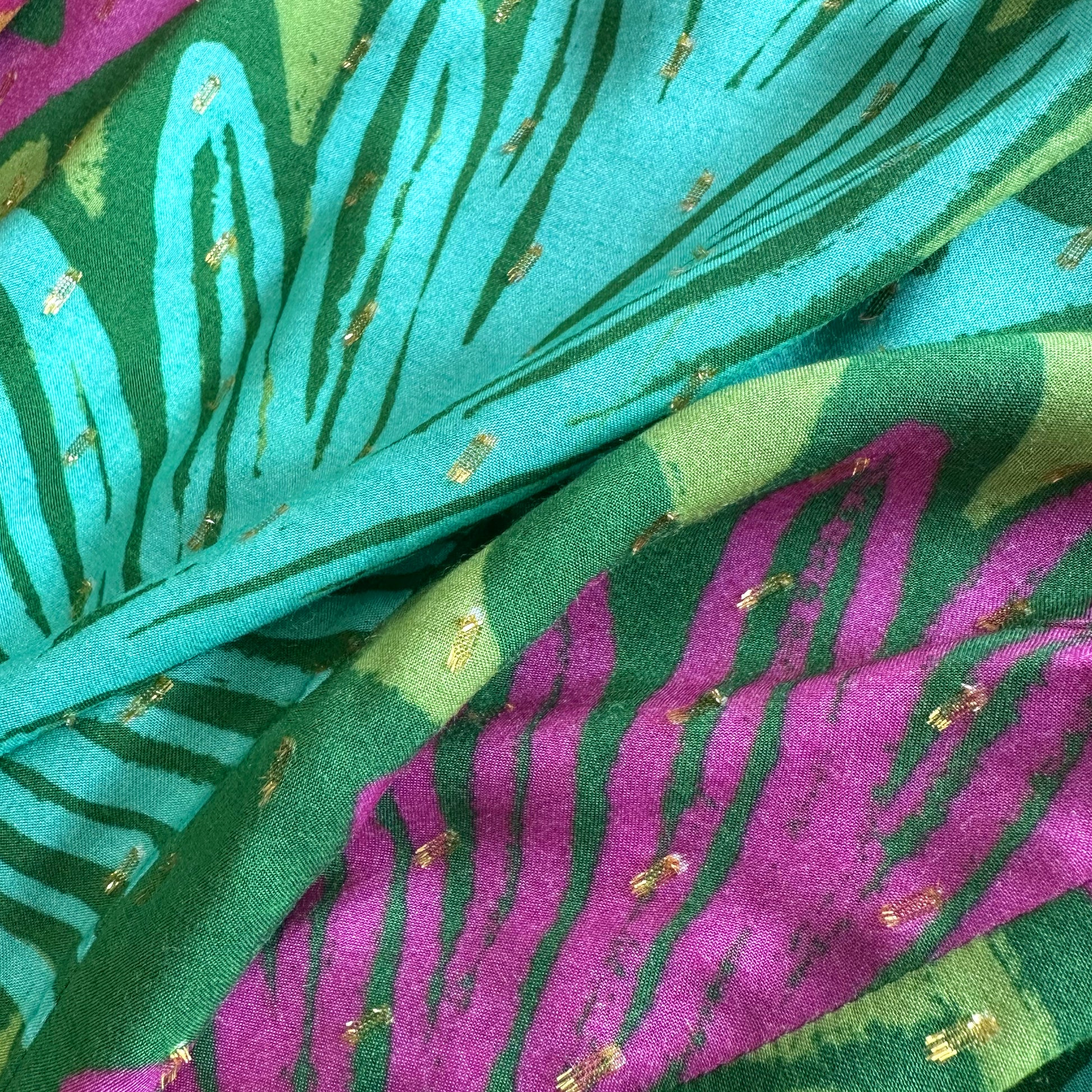 Shop green blue and pink Wanderland kaftan dress online
