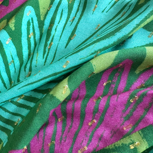 Shop green blue and pink Wanderland kaftan dress online