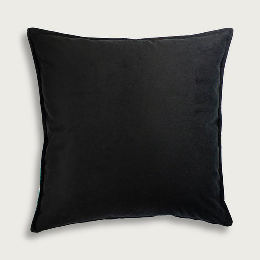 Soft black velvet scatter luxury cushion online in South Africa 
