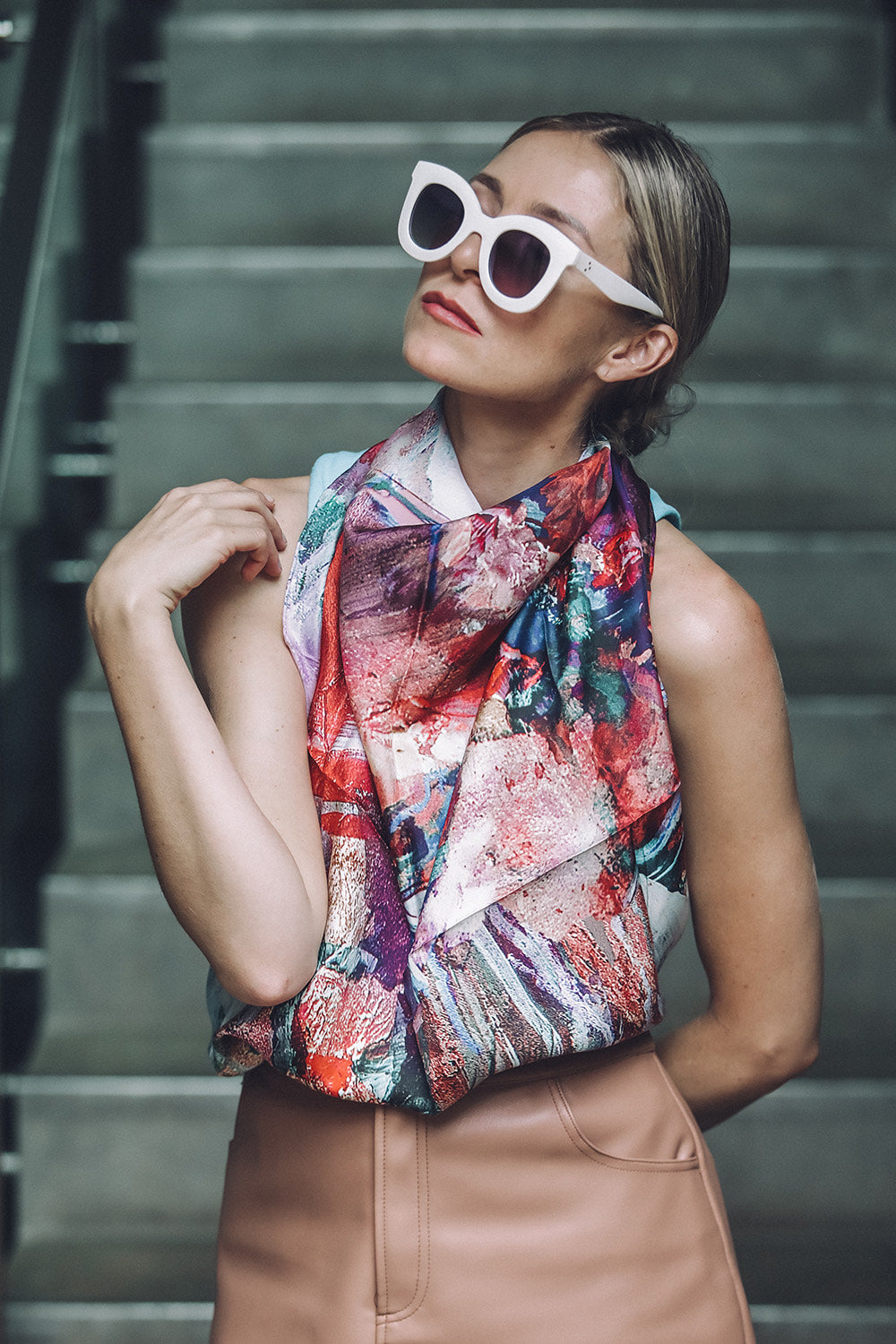Rain Silk Scarf Top