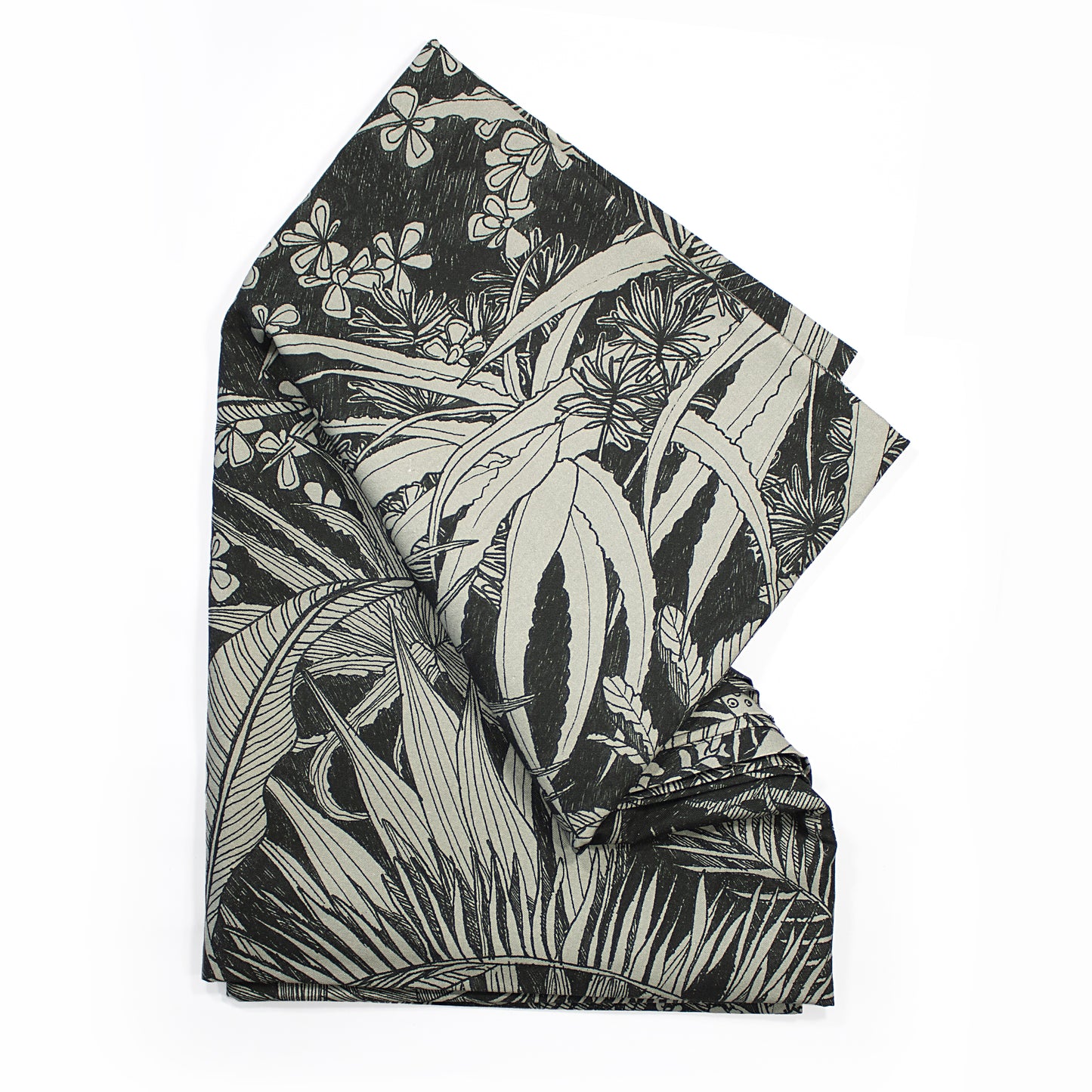 Aureum Urban Forest Charcoal Tablecloth