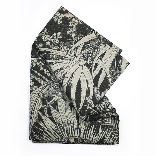 Aureum Urban Forest Charcoal Tablecloth
