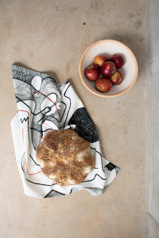 elephant kitchen tea towel wanderland