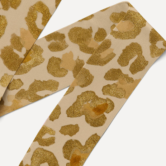 Shop Leopard print silk twilly by Wanderland