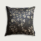 Leopard spot Floral velvet cushion