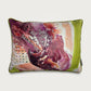 Anastasia Pather Ghost File #1 Plum Green Velvet Scatter Cushion