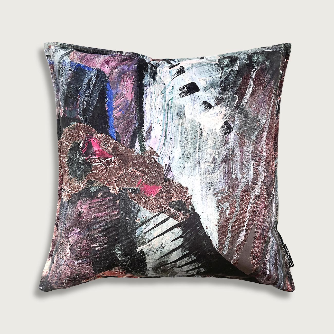 Ana Purple Rain Velvet Cushion 