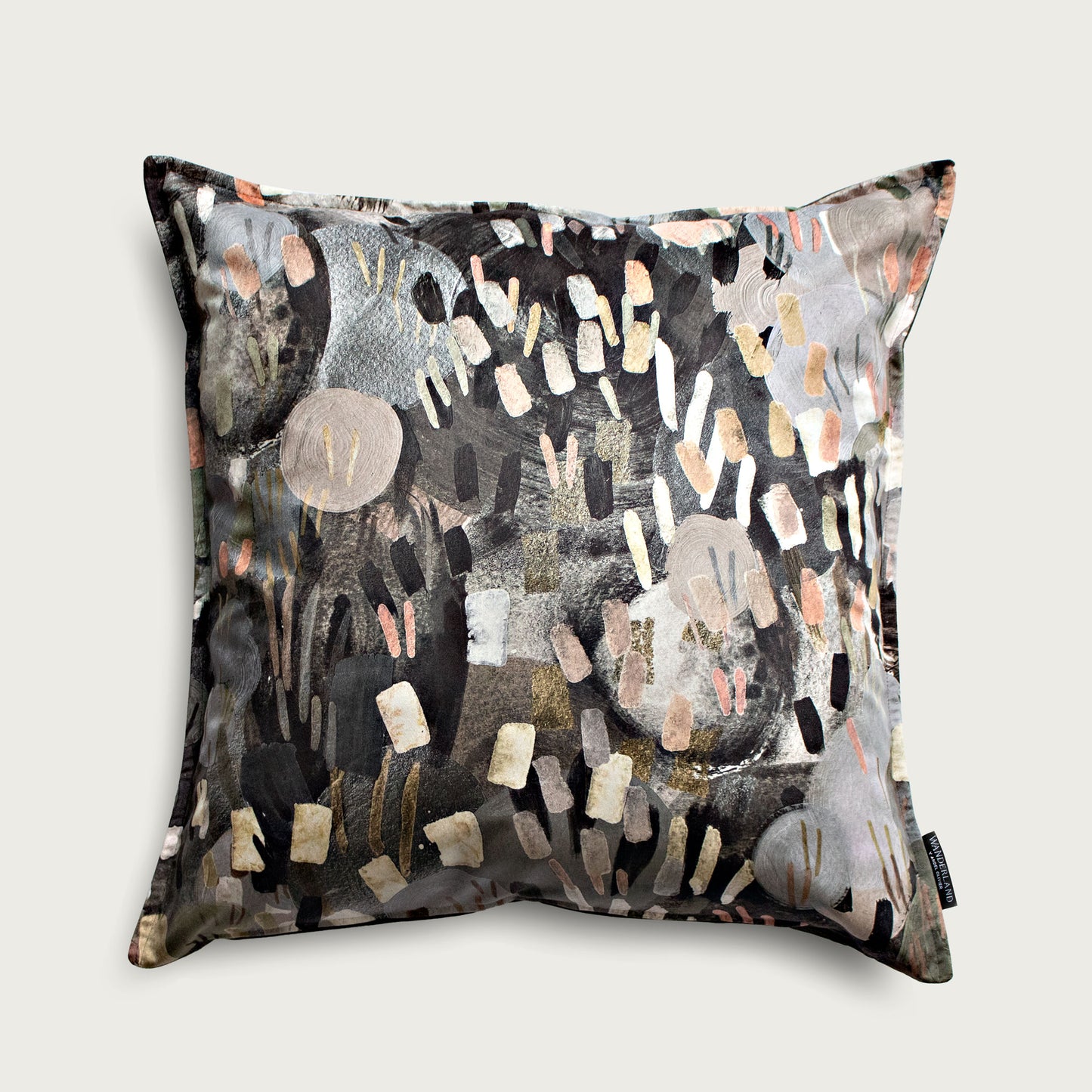 mushroom velvet scatter cushion andel olivier