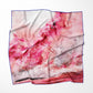 Wanderland silk habotai scarf in pink by Carike Greffrath