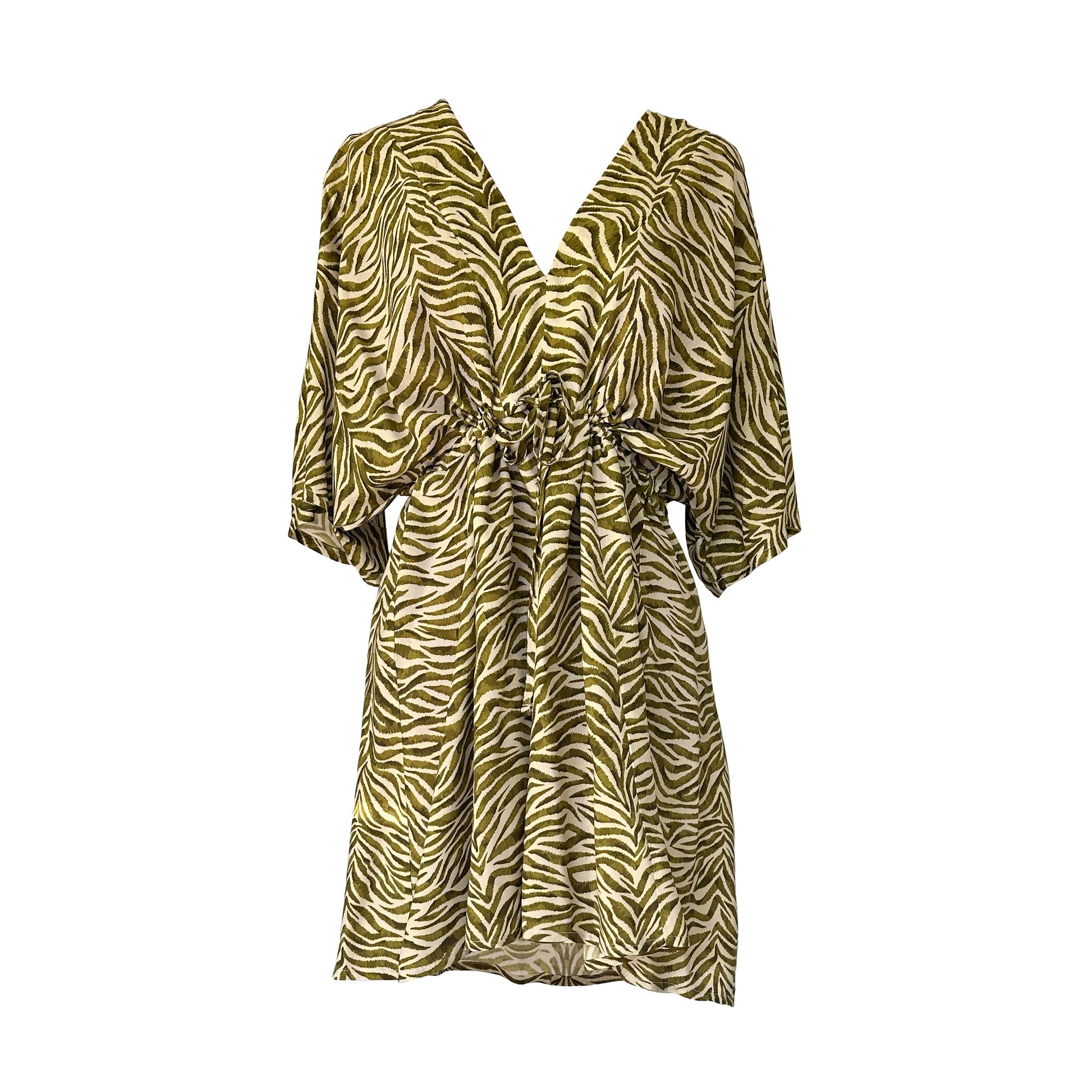 Wanderland Kaftan Dress resort wear zebra print shop online