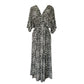 Wanderland Kaftan Dress resort wear leopard print shop online