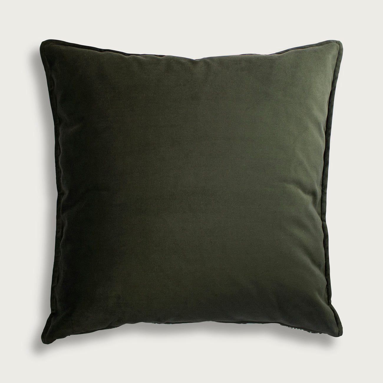charcoal velvet back cushion