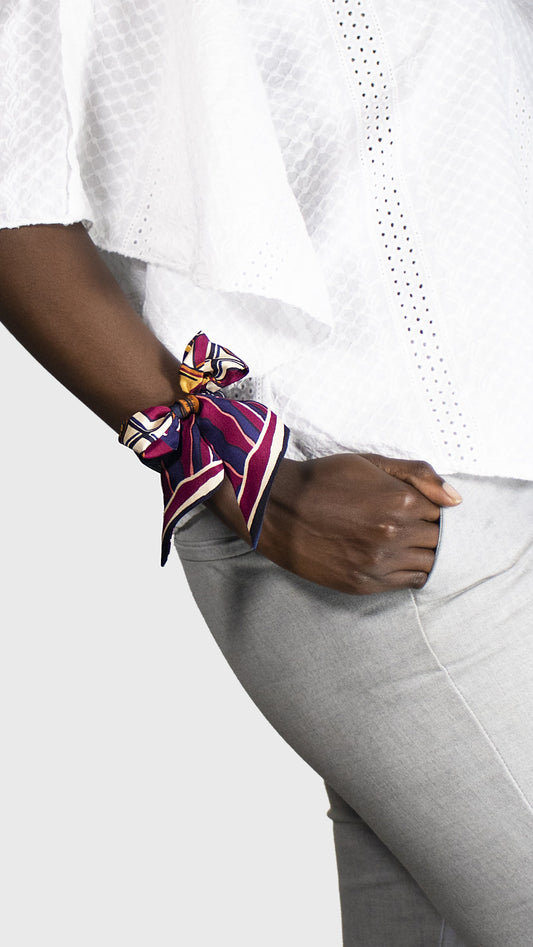 Twilly Twirly Wanderland Wonderland African How to tie wrist arm bracelet Artist Design matriarch Zhi Zulu