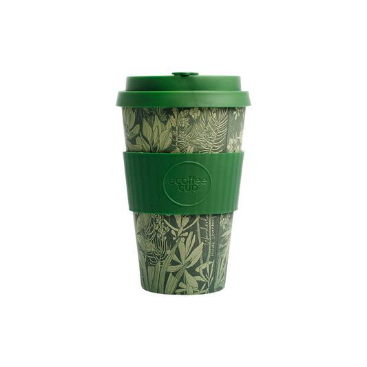 Reuseable coffee cup urban forest