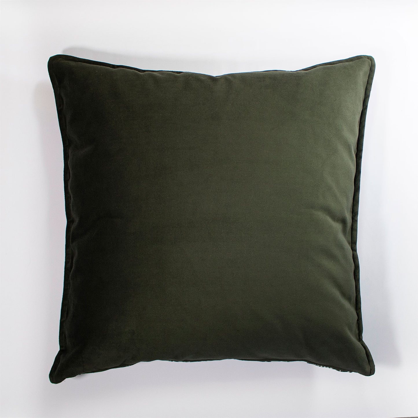 grey velvet cushion