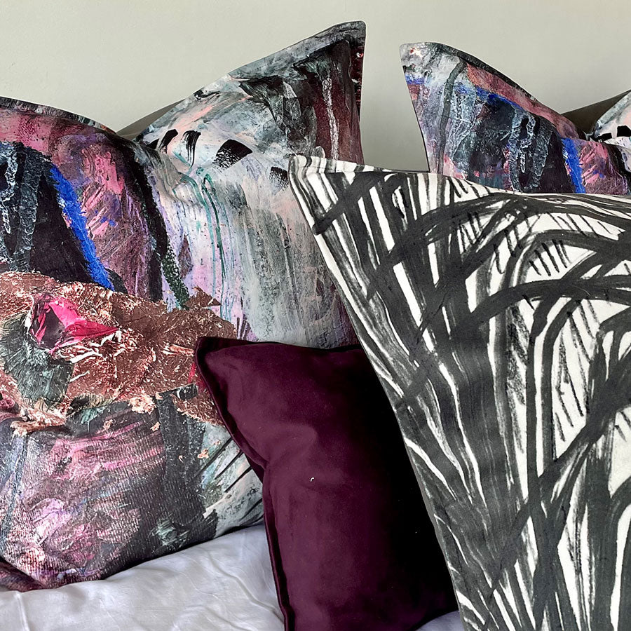 Wanderland abstract scatter cushion